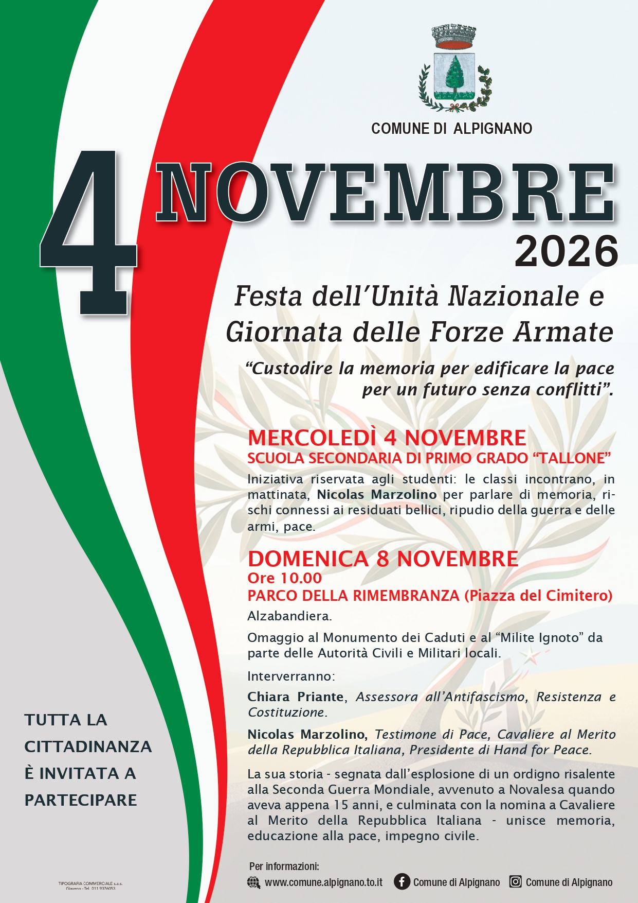 IV novembre 2028 alpignano